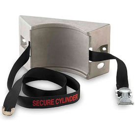 CLR-715M Gas Cylinder Wall Clamp Support, Cast Aluminum, 48mm x 118mm x 206mm