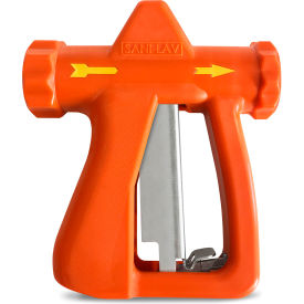 Ergonomic Hot Water Spray Nozzle with 3/4" GHT Inlet, Safety Orange