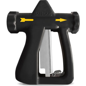 Ergonomic Hot Water Spray Nozzle with 3/4" GHT Inlet, Black