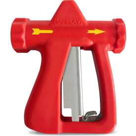 Ergonomic Hot Water Spray Nozzle with 3/4" GHT Inlet, Red