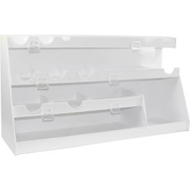 Extra Large Benchtop Organizer Workstation w/Acrylic Door, 30-1/8"W x 10"D x 15-7/8"H