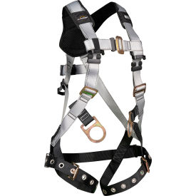 Defender Harness, Pass-Through Chest, Tongue Buckle Legs, Back 3 D-Ring, XL/XXL