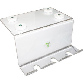 Single 3 Slot Magnet Pipette Holder, 6"W x 5-7/8"D x 4-1/8"H