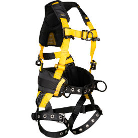 Defender Ultra Harness w/ Waist Pad, Quick-Connect Chest, 4 D-Rings, XS/S