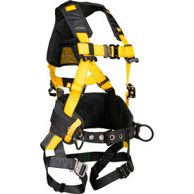 Defender Ultra Harness w/ Waist Pad, Quick-Connect Chest & Legs, 3 D-Ring, 3XL