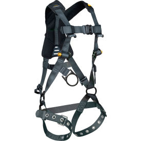 Defender Ultra+ Harness w/ Waist Pad, Quick-Connect Chest, 3 D-Ring, M/L