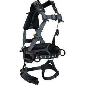 Defender Ultra+ Full Body Harness w/Waist Pad, Quick Connect Legs, 6 D Ring, XL/XXL