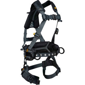 Defender Ultra+ Full Body Harness w/ Waist Pad, Quick Connect Legs, 3 D-Ring, XL/XXL