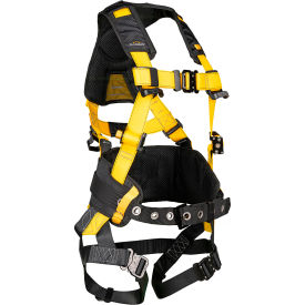Ultra Harness w/ Waist Pad, Quick-Connect Chest & Legs, Back D-Ring, XS/S