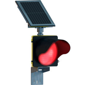 BlinkerBeacon 24/7, Self Contained, 12" Red LED, 9-Wire, 12"W x 12"H, Yellow