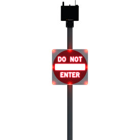 LegendViz Blinkersign Dusk Till Dawn, R5-1, 30"Wx30"H, Red/White