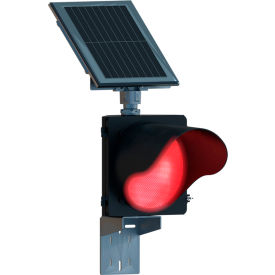 BlinkerBeacon 24/7, Self Contained, 12" Red LED, 9-Wire, 12"W x 12"H, Black