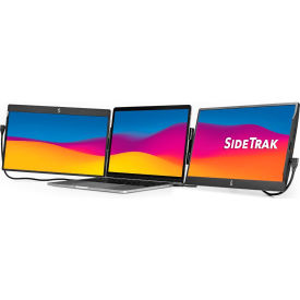 V2 Swivel Triple HD 12-1/2" Attachable Portable Monitor, Black, Pack of 2