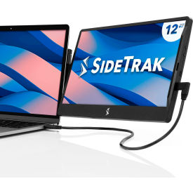 SideTrak V2 Swivel 12-1/2" Attachable Portable Monitor, Black