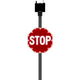 LegendViz Blinkersign Dusk Till Dawn, R1-1, 30"Wx30"H, Red/White