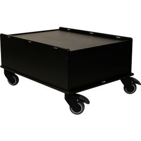Equipment Cart Black, 26-1/4"L x 19-5/8"W x 12"H
