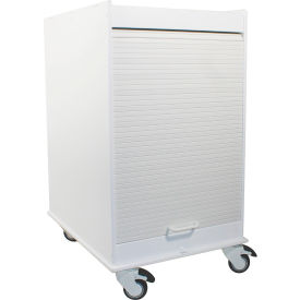 Equipment Cart White Adjustable Shelf, 26-1/8"L x 19-5/8"W x 35"H