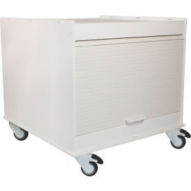 Equipment Cart White Adjustable Shelf, 26-1/4"L x 25-1/8"W x 24"H