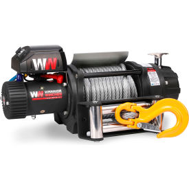 T1000 Electric Military Winch with Steel Cable, 22000 lb. Capacity, 12V