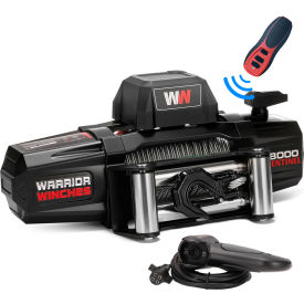 Sentinel Electric Winch with Steel Cable, 8000 lb. Capacity, 12V