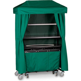 Designer Towel Station, 2 Shelf, Hunter Green