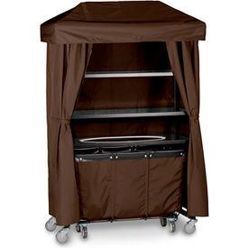 Designer Towel Station, 2 Shelf, Brown
