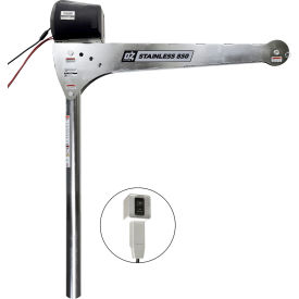 850 lb. Stainless Steel Davit Crane with 12V DC Electric Winch