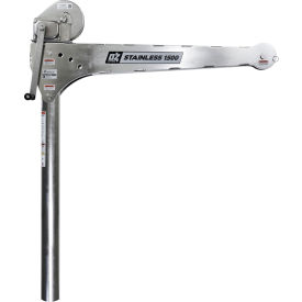 1500 lb. Stainless Steel Davit Crane with Brake Winch