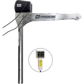 1500 lb Stainless Steel Davit Crane with 115V AC Electric Winch