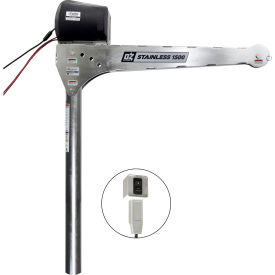 1500 lb Stainless Steel Davit Crane with 12V DC Electric Winch