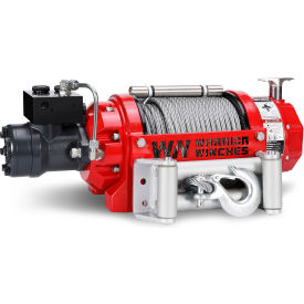 RV Hydraulic Winch with Steel Cable, 10000 lb. Capacity