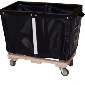 26" Towel Station Return Cart, Black