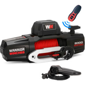 Sentinel Electric Winch with Synthetic Rope, 8000 lb Capacity, 12V