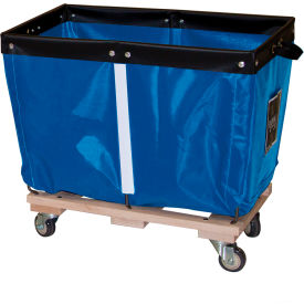 37" Towel Station Return Cart, Blue
