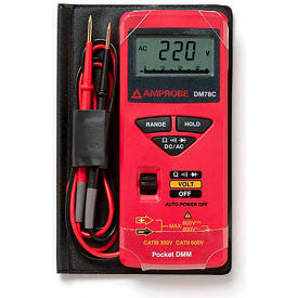 Compact Digital Multimeter, 5 Functions/16 Ranges, 3200 Count Display with Accessories