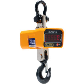 Steel Crane Scale 8"L x 7-5/8"W x 17"H, 6000 lb. Capacity, Yellow