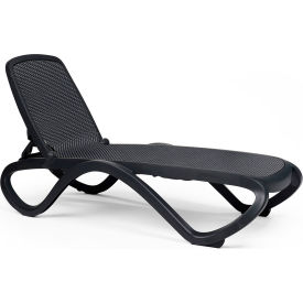 Omega Chaise Lounge, Antracite