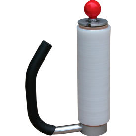 Steel Round Style Hand Held Stretch Wrapper, 3-7"W Roll
