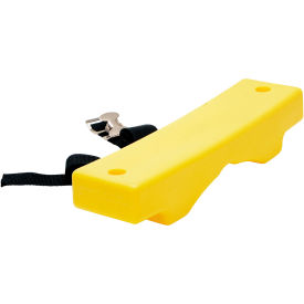 Plastic Wall-Mounted 3 Cylinder Bracket, 3"-12" Diameter, Yellow