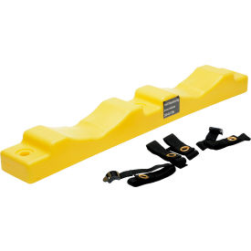Plastic Wall-Mounted 2 Cylinder Bracket, 3"- 12" Diameter, Yellow