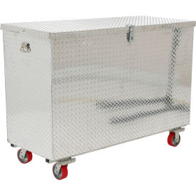 Aluminum Portable Tool Box with Casters, 60-3/4"W x 24-13/16"D x 44-3/4"H