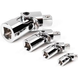 Universal Joint, 1/4", 3/8", 1/2", 3/4" Drive, 4 Piece Set