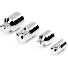 Adapter/Reducer, 1/4", 3/8", 1/2" Drive, 4 Piece Set