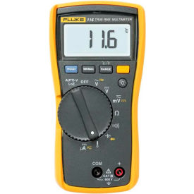 True-RMS AC/DC HVAC Multimeter with Temperature & Microamp Measurements