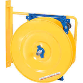 Steel Wall Mounted Strapping Cart, 14-7/8"L x 29-1/2"W x 30-3/8"H, Yellow