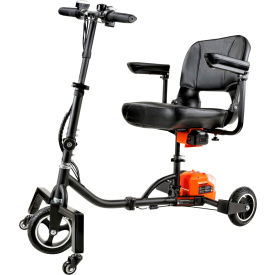 3 Wheel Folding Mobility Scooter Plus, 20"W Seat, Electric Powered