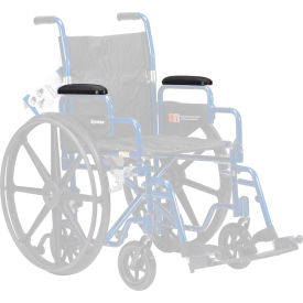 DynaRide Wheelchair Desk Length Arm Pad, Pair