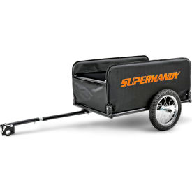 Foldable Wagon, 20"W Seat, 155 lb. Capacity, Black
