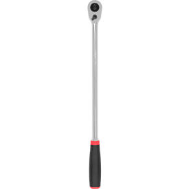 1/2" Drive Pear Head Quick-Release Comfort Grip Long Ratchet 18"