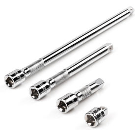 3/8'' Drive Extension Set, 1, 3, 6, 10''L, Chrome